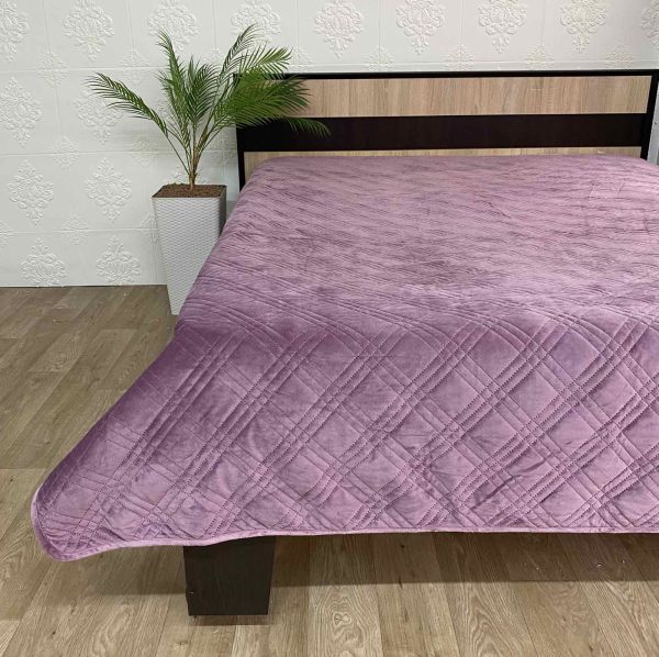Покривало велюрове Model-18 (1287) 220х240 Purple