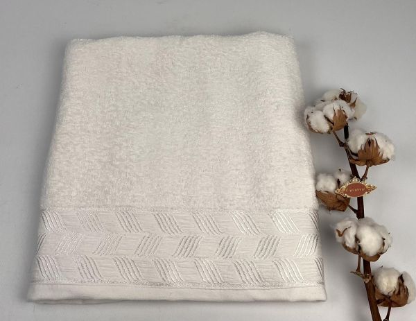 Рушник Two Dolphins Vip Cotton 70х140 Atlas Білий(А154)