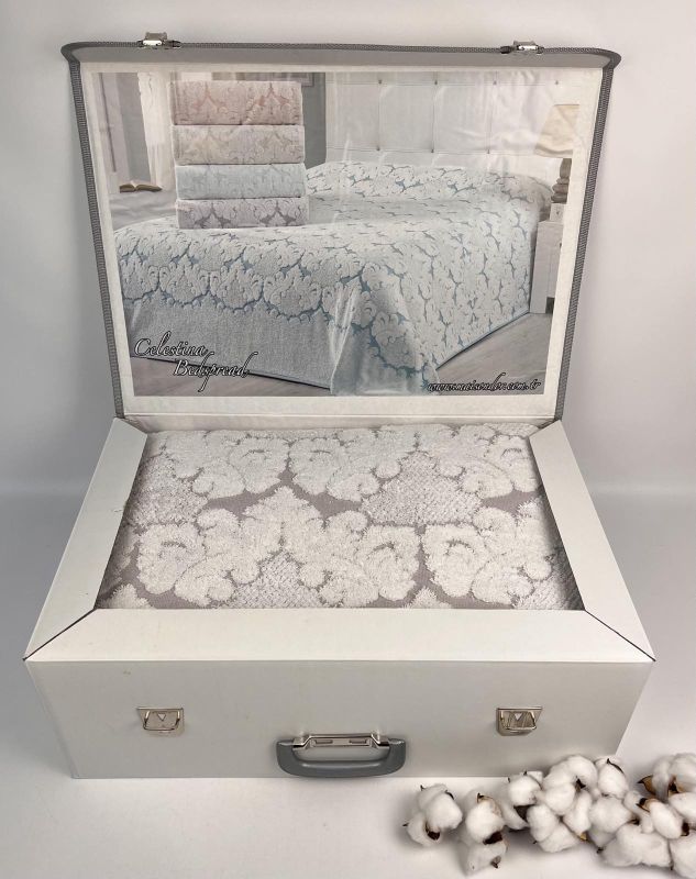 Покривало Maison D'or махрове Celestina 220х240 Lilac