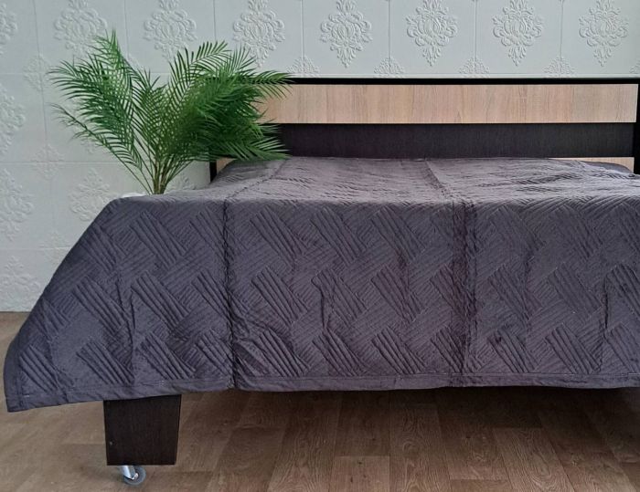 Покривало велюрове (1322) 200x230 Anthracite