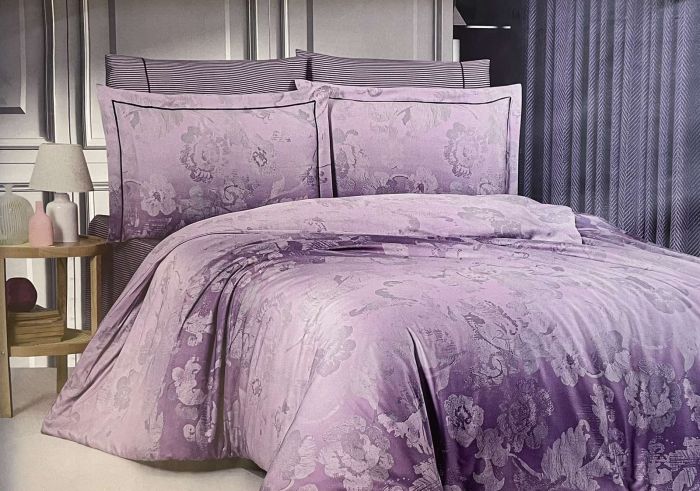 Постільна білизна Maison D'or тенцел 200х220  Ambre Dark Lilac
