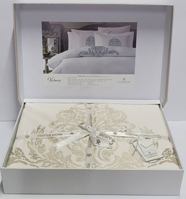Постільна білизна Pepper Home Victoria Cream-Beige 200x220