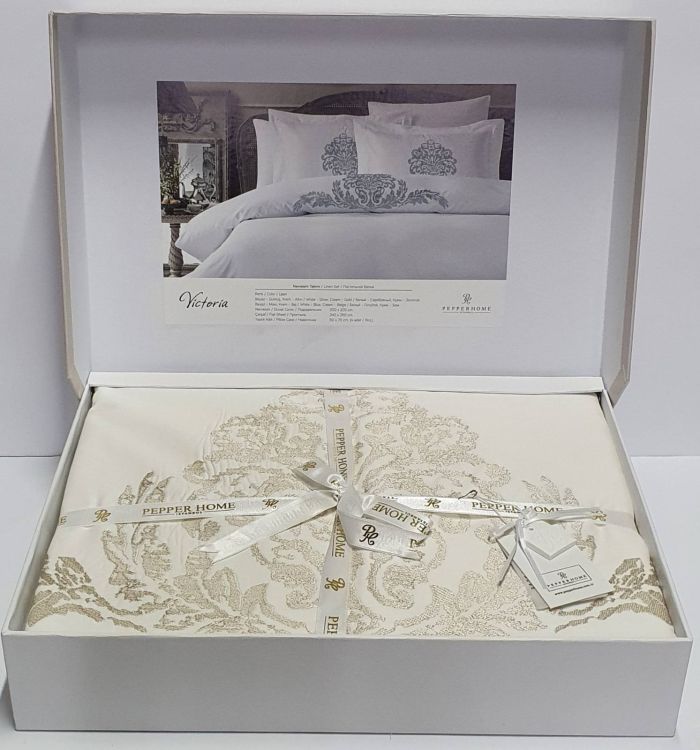 Постільна білизна Pepper Home Victoria Cream-Beige 200x220
