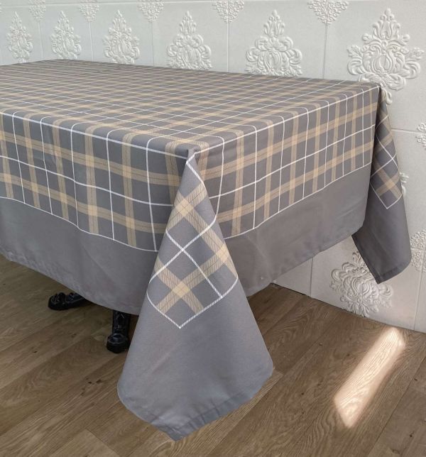 Скатертина Maison D'or Harmony 160х220 Grey/Beige Model 4