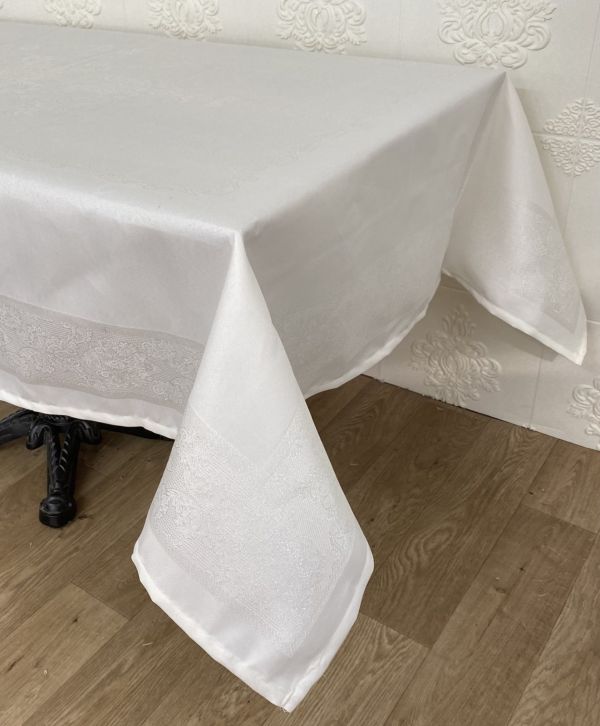 Скатертина Masali тефлон 160x350 Model 504 Cream