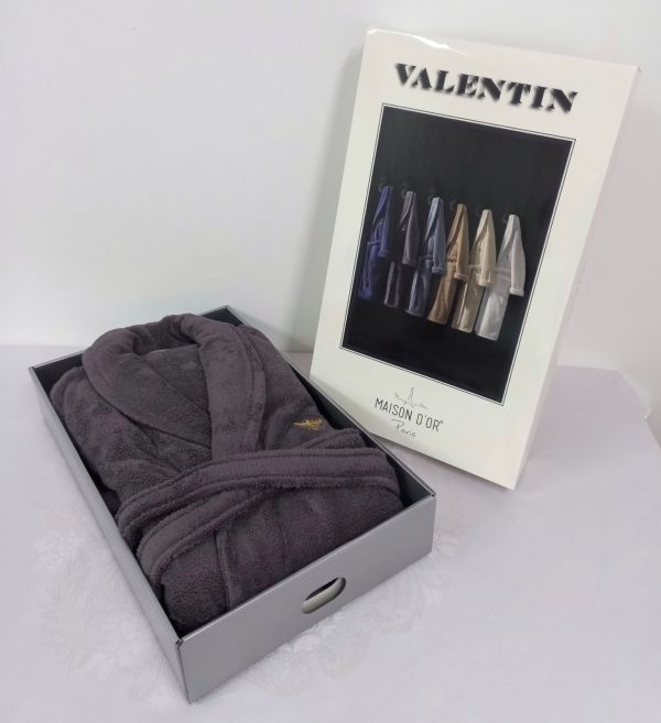 Халат чоловічий Maison D'or Valentin Antrasit S