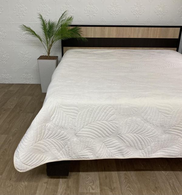 Покривало велюрове Model-16 (1284) 220х240 Ecru