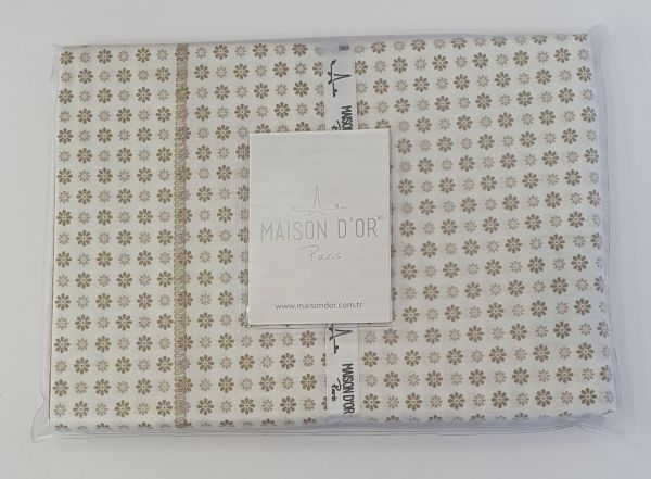 Наволочки 50х70 ранфорс Deluxe Maison D'or Daisi Beige