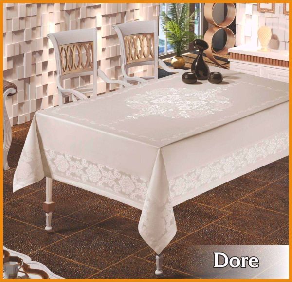 Скатертина тефлон PVS Maison Royale 160*260 Dore Cream