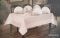 Скатертина Set Maison D'or Magnole Flower 155х270+8psc Stone