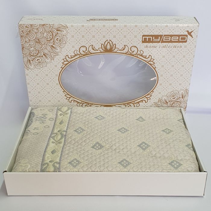 Покривало My Bed Жакард 170x240 Модель 7 Grey Milky