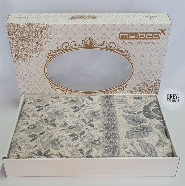 Покривало My Bed Жакард 170x240 Модель 10 Grey Bej