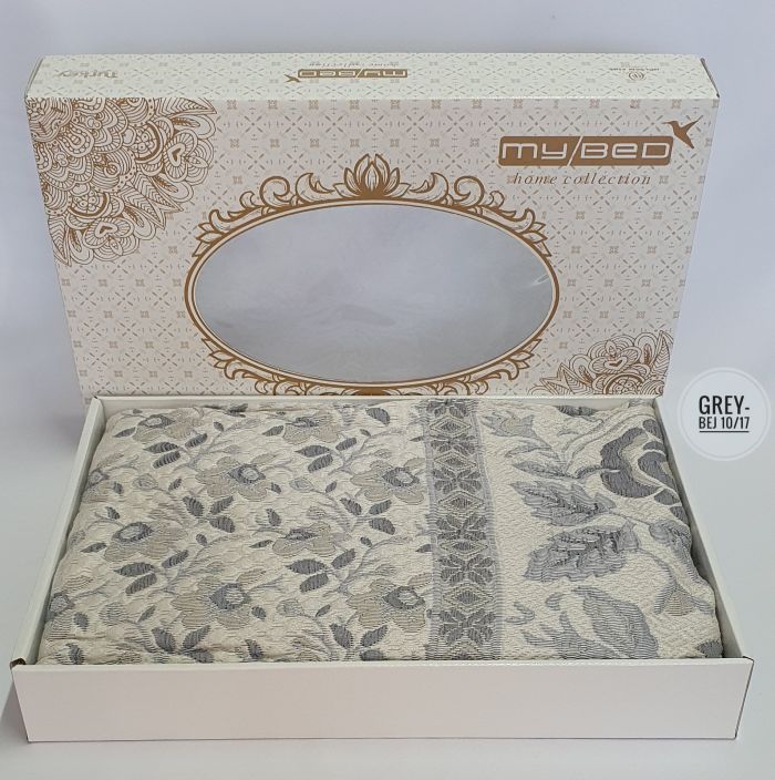 Покривало My Bed Жакард 170x240 Модель 10 Grey Bej
