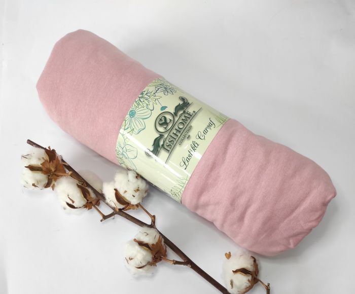 Простирадло на резинці Issihome 180x200 + 30см  Pink