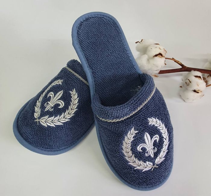 Халат чоловічий Maison D'or Seymour Blue S