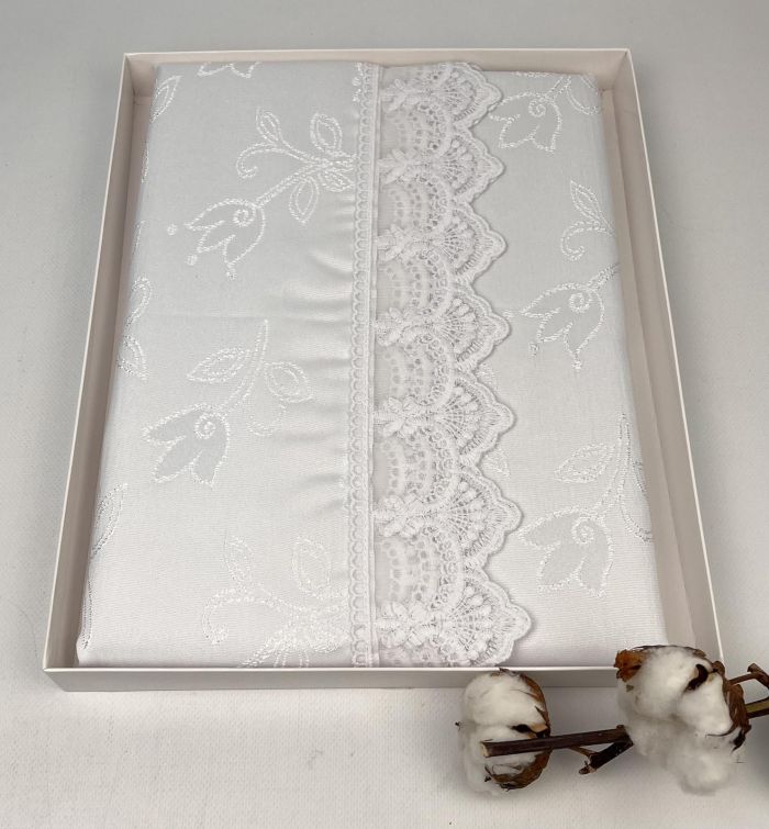 Скатертина Maison Royale 160x220 KDK-1 White