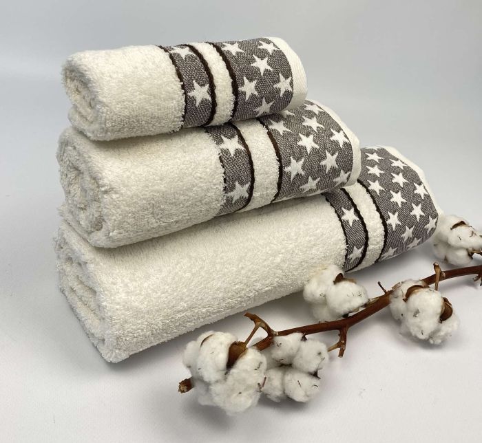 Набір рушників Cottonize 3 шт cod119 Ecru