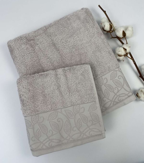 Набір рушників 2 шт Rojda Light Grey