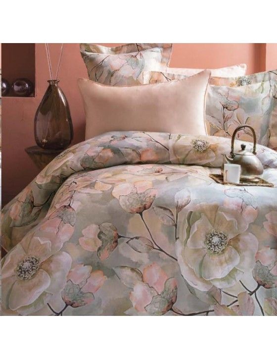 Постільна білизна Issimo Home digital сатин 300TC сімейна SAKURA