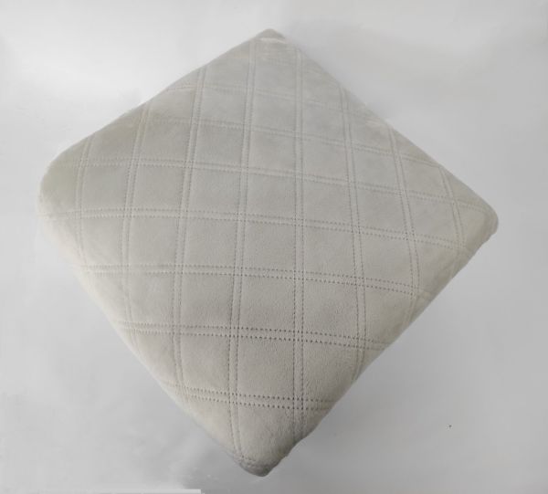 Покривало  ТЕП "ВЕЛЮР" 240*260см Light Grey Ромб прямий