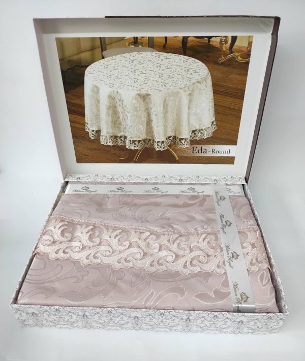 Скатертина Maison Royale 160 круг Eda Pudra