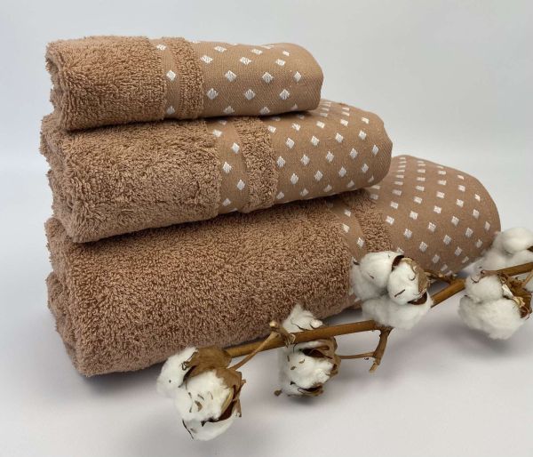 Набір рушників Cottonize 3 шт cod 138 Cappuccino