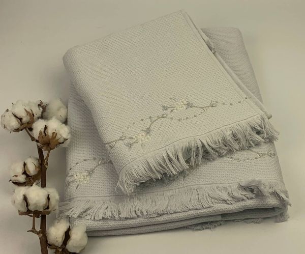 Набір рушників Pupilla 2шт Bernini-1 Light Grey