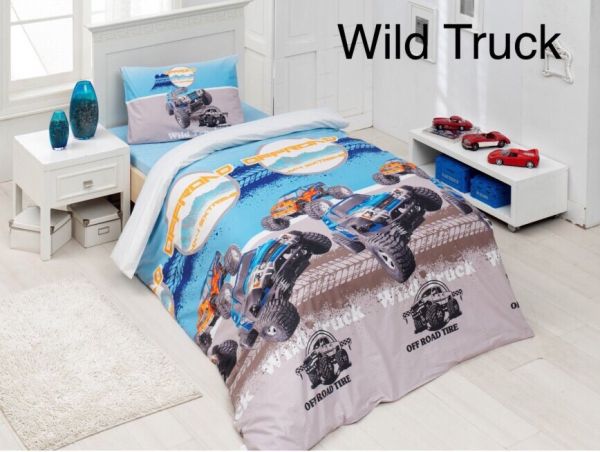 Постільна білизна Altinbasak ранфорс 160x220 Wild Truck