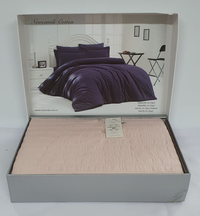 Постільна білизна Maison D'or сатин жатка 160х220 New Camile Cotton Rose