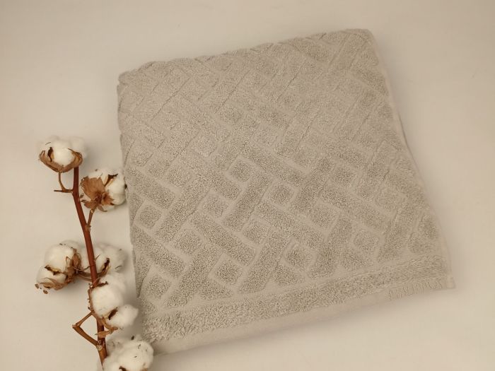 Рушник Philippus Cross Cotton 70х140 Santa Світло-сірий (A457)