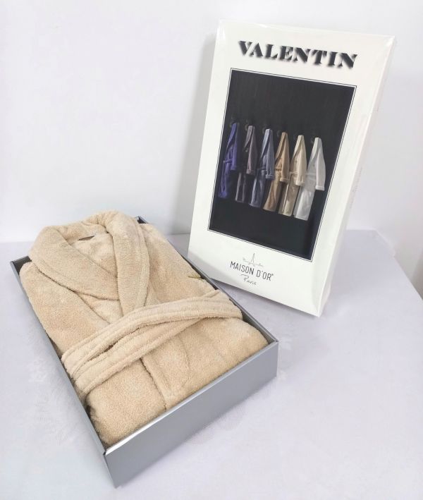 Халат чоловічий Maison D'or Valentin Beige XL