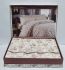 Постільна білизна Maison D'or сатин 160х220 Lady Roses Beige