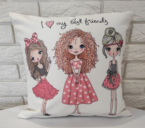 Наволочка декоративна MY BEST FRENDS  40*40