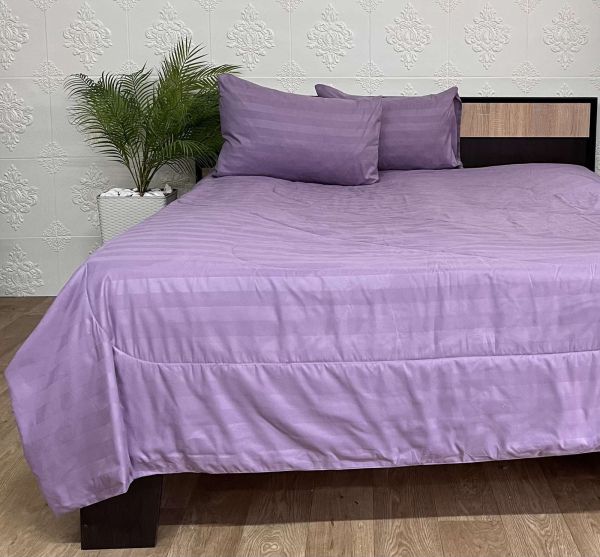 Набір постільної білизни з літньою ковдрою Colorful Home 180х220 см Purple