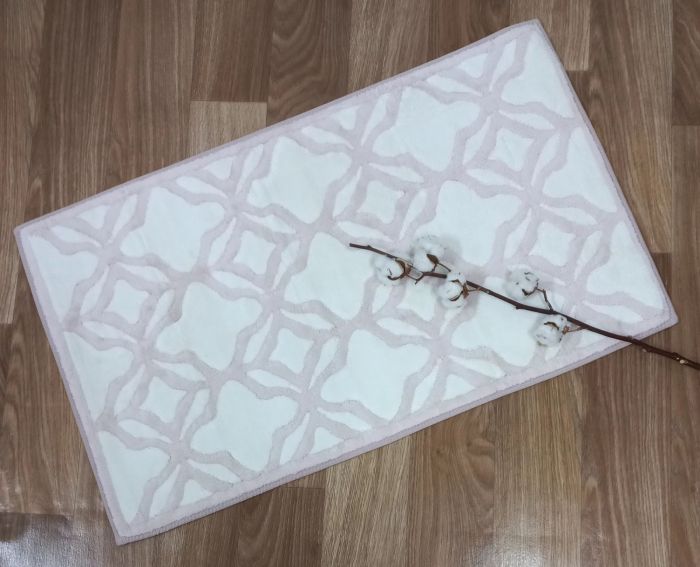 Килимок Maison D'or Barnella 60x100 cм Karo-Krem/Pudra
