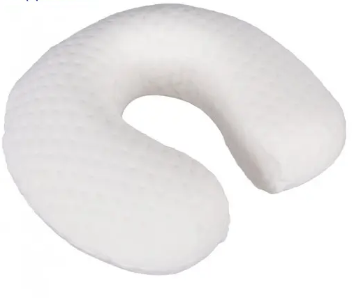 Подушка для подорожей Ортопедична Le Vele Visco 31х27х10 Travel  White