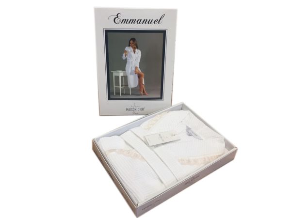 Халат жіночий Maison D'or Emmanuel White S