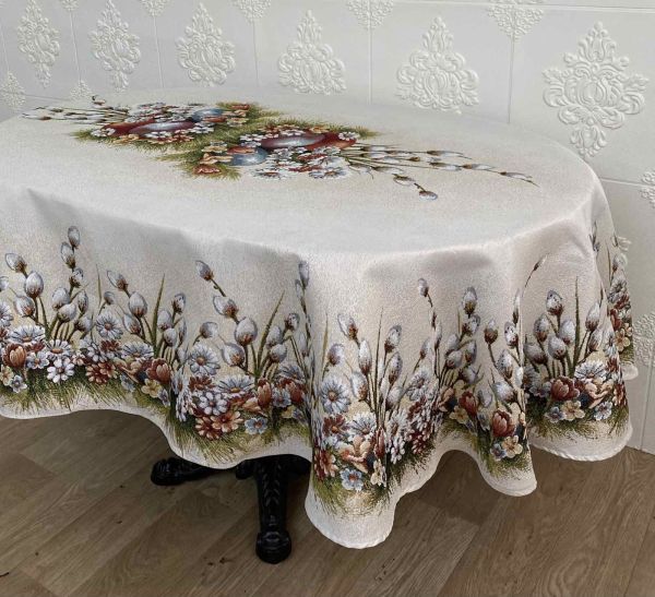 Скатертина Sagol великодня 160х220 ovale ST-148-2