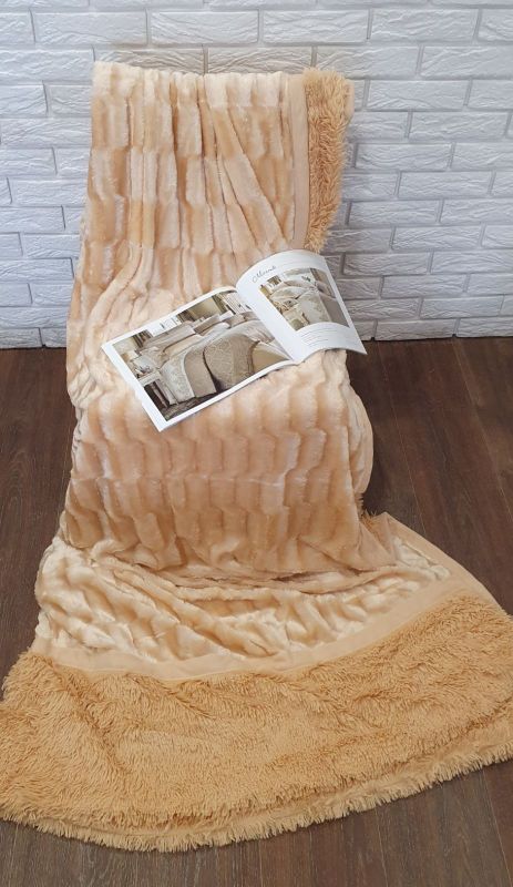 Покривало норка 220х240 Beige (510)