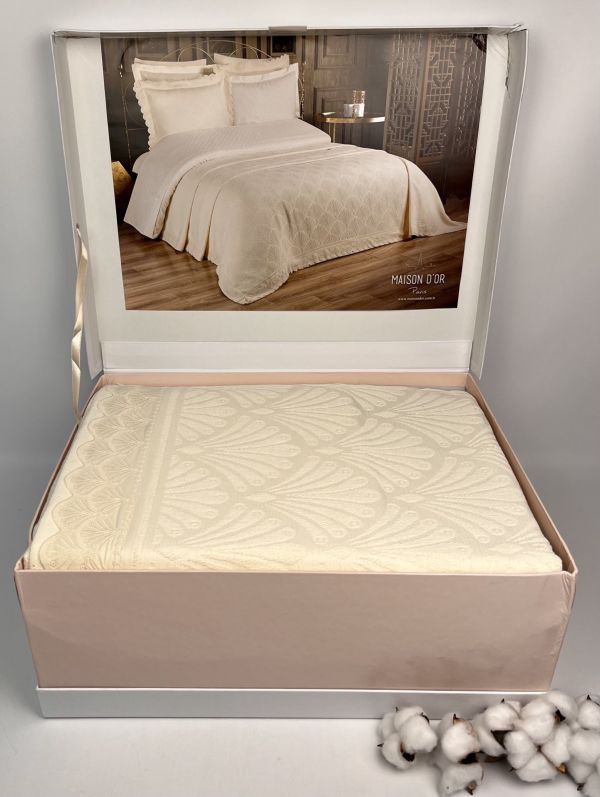 Набір Покривало + постіль Maison D'or Pimenta 260x260 Ecru