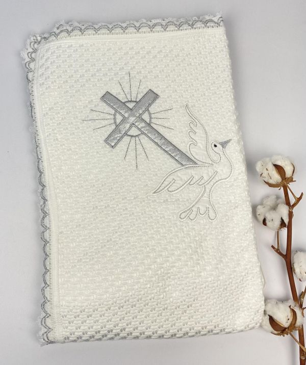 Крижма утеплена Pedaliza baby  White код5222