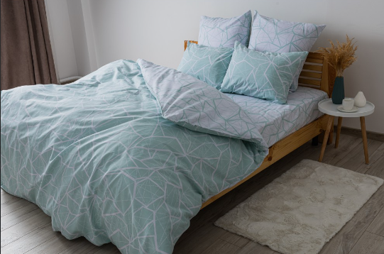 Комплект постільної білизни "Happy Sleep"півтораспальний (Marble, 50*70)