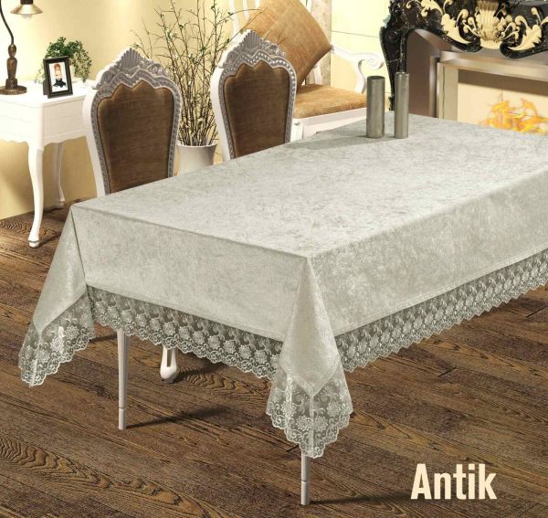 Скатертина Велюр Maison Royale 160x220 Antik Cream