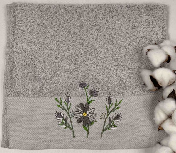Махровий рушник Ma Me 30х50 Camomile Gray