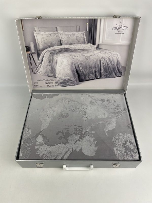 Постільна білизна Maison D'or тенцел 200х220  Ambre Silver
