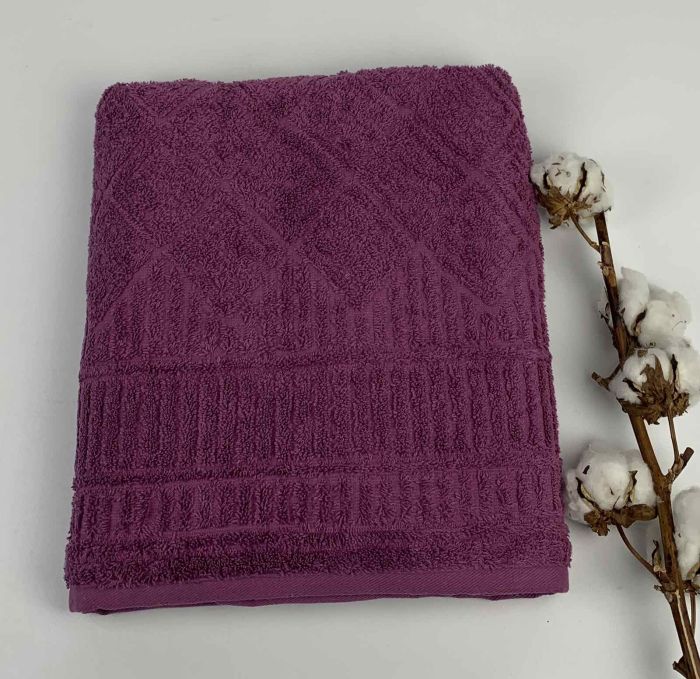 Рушник Philippus Platinum Cotton 70х140 Manila Фіолетовий(E991)