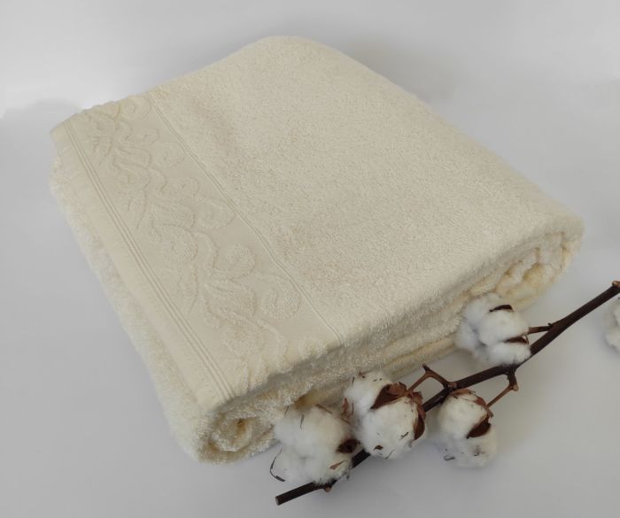 Простирадло махрове 160х220 Sila Cream