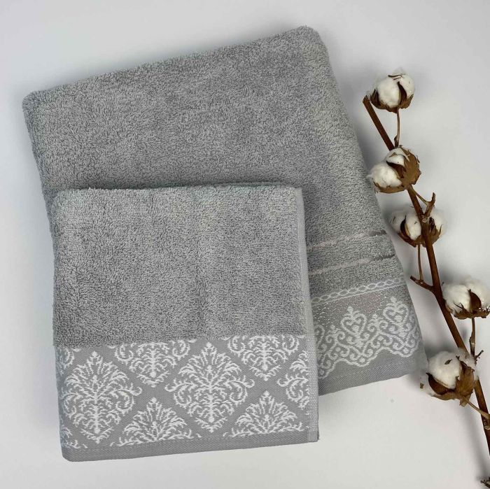 Набір рушників Cottonize 2 шт cod148 Grey