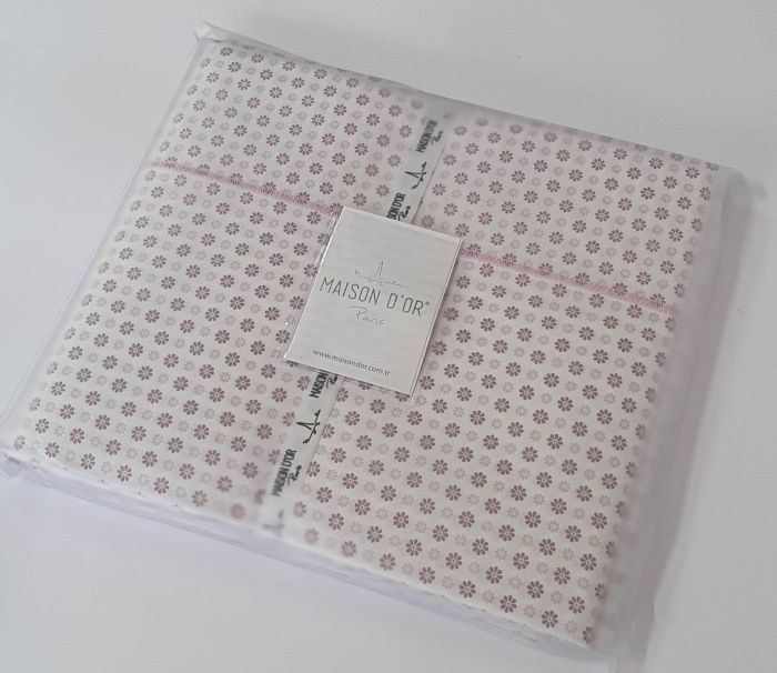 Простирадло 240х285 ранфорс Deluxe Maison D'or Daisi Lilac