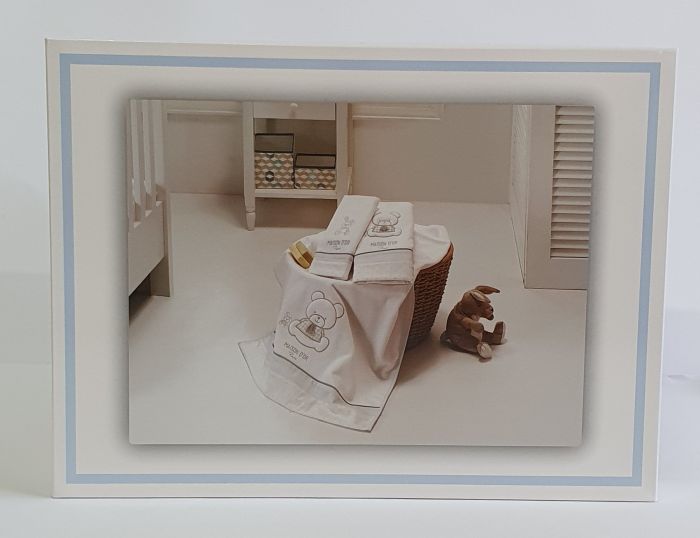 Рушники дитячі Maison D'or 3шт Bear Love Blue